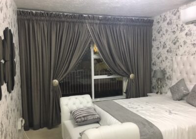 Grey White bedroom